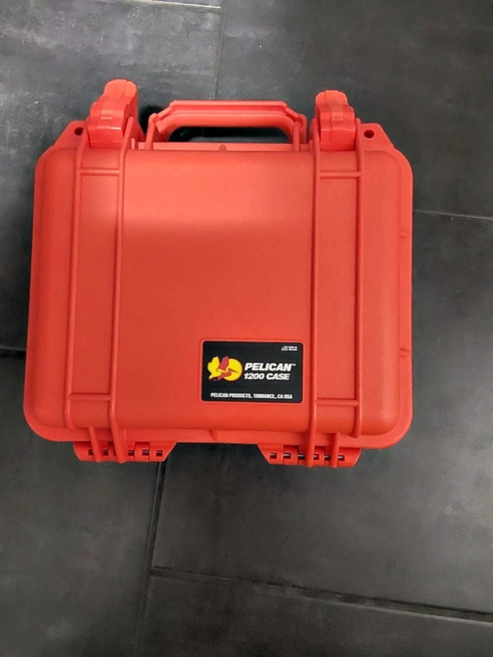Pelican 1200 Protector Case Orange Protective Hard Case